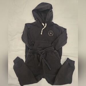 RYLEE & CRU Play Sweatsuit Matching Set. Hoodie & Freestyle Sweatpant